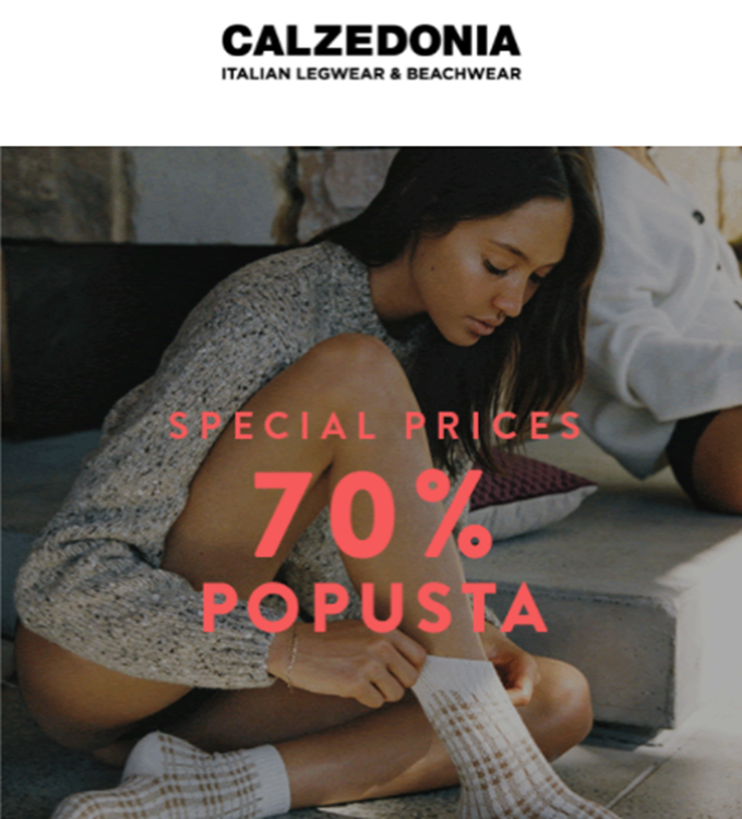 Calzedonia webshop akcija 70 posto za online kupnju