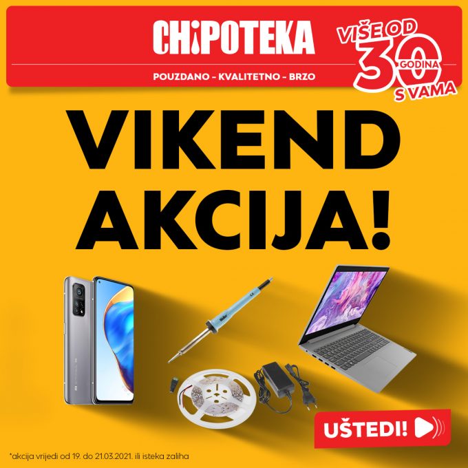 Chipoteka webshop vikend akcija