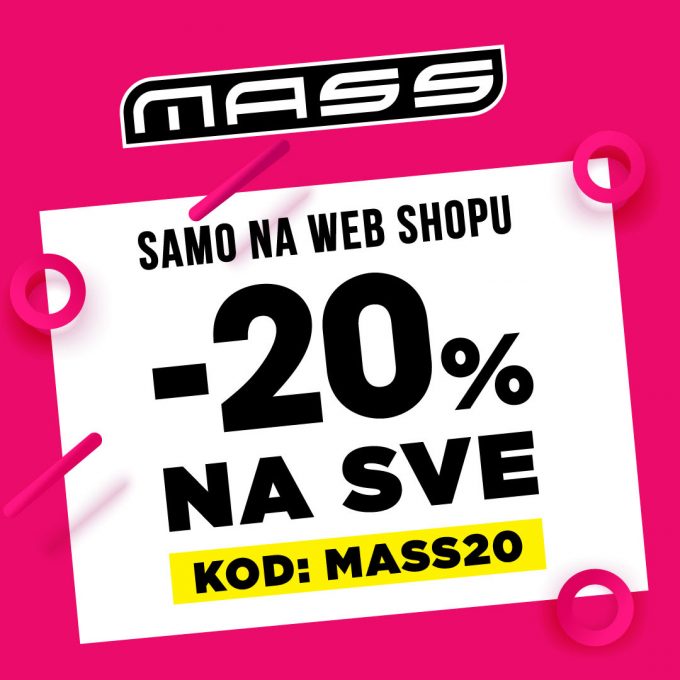 Mass webshop akcija 20% na sve