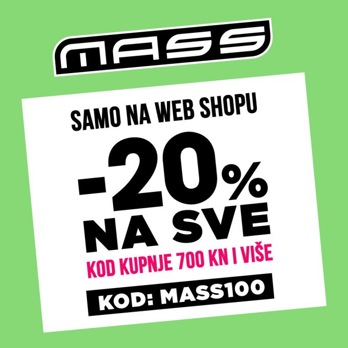 Mass webshop akcija za vikend 20% popusta