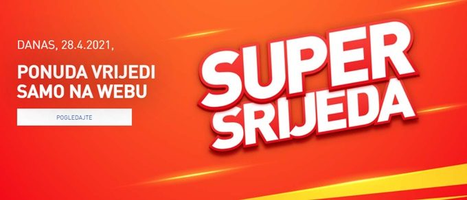 Intersport webshop akcija Super srijeda 28.04