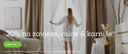 Momax webshop akcija 20% na zavjese, roloe i karniše