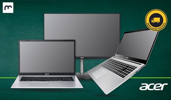 Makromikro webshop akcija Acer laptopi i monitori