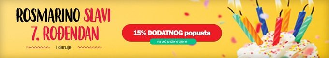 Vitapur webshop akcija Dodatnih 15 posto na Rosmarino
