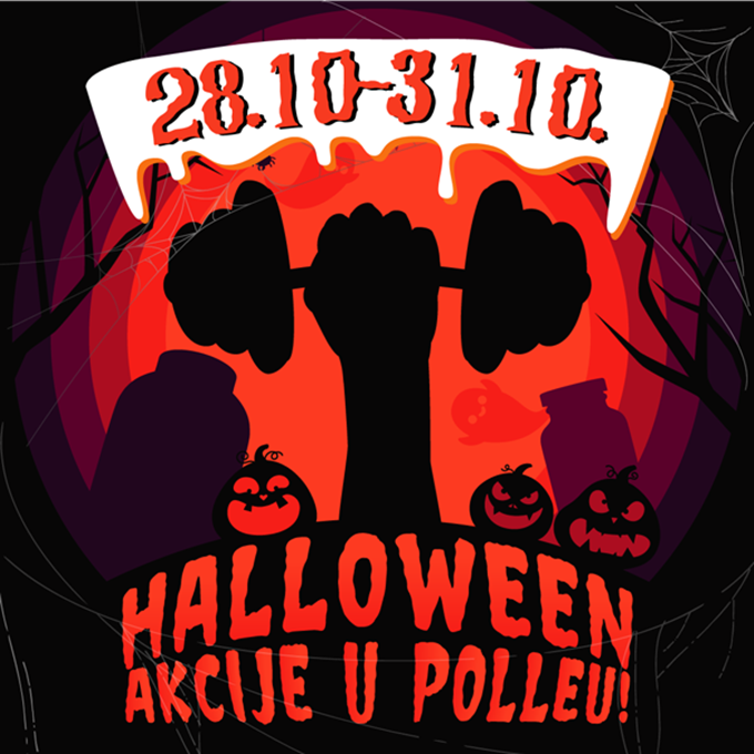 Polleo Sport webshop akcija Halloween