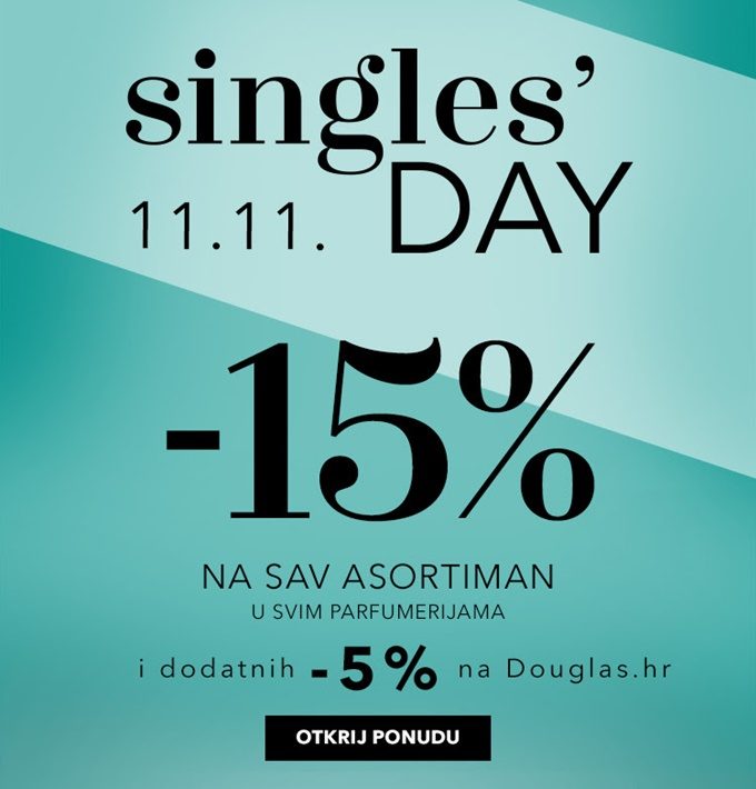 Douglas webshop akcija Singles day