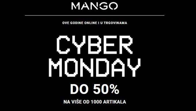Mango webshop akcija Cyber Monday