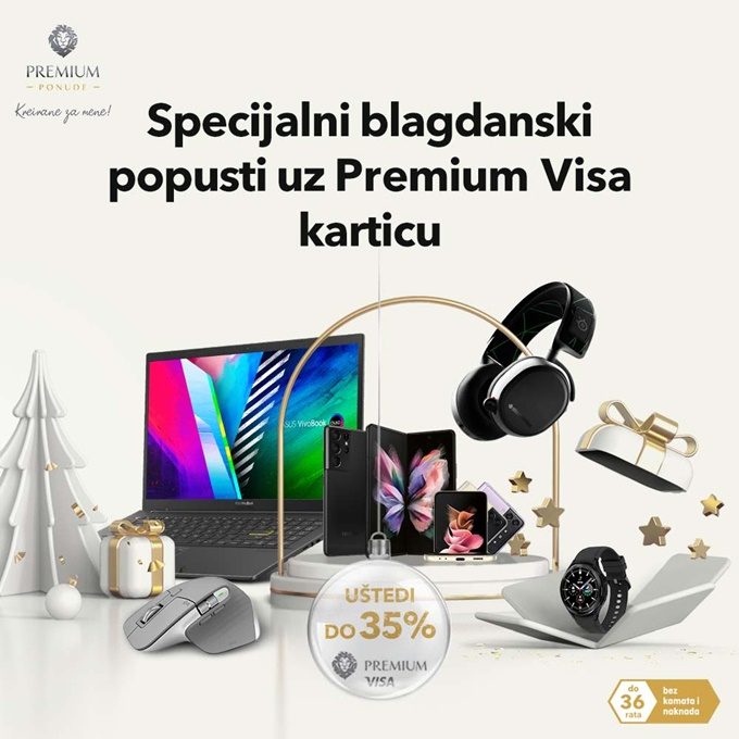 Sancta Domenica webshop akcija Blagdanski popust uz Premium Visa karticu