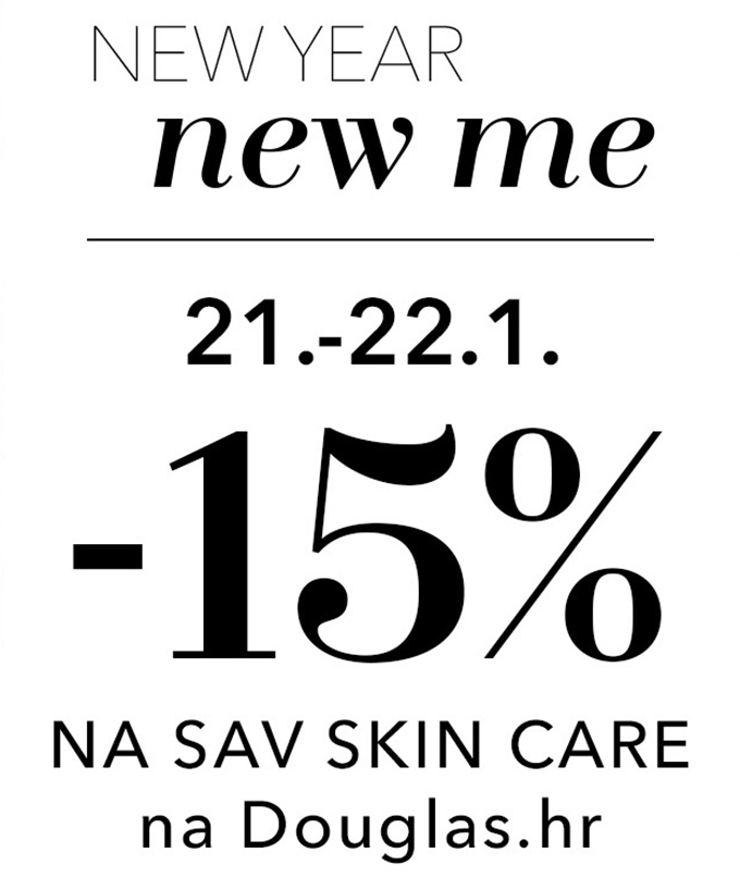Douglas webshop akcija 15% na skin care