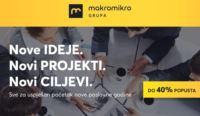 Makromikro webshop akcija Uredski materijal