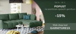 Mima Namještaj webshop akcija 15% popusta na sjedeće garniture