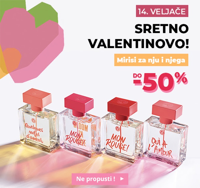 Yves Rocher webshop akcija Do 50% popusta na parfeme