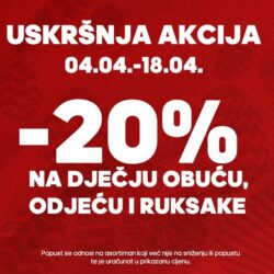 Ferivi Sport webshop akcija Uskršnji popust