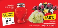Konzum akcija lampioni cvijeće