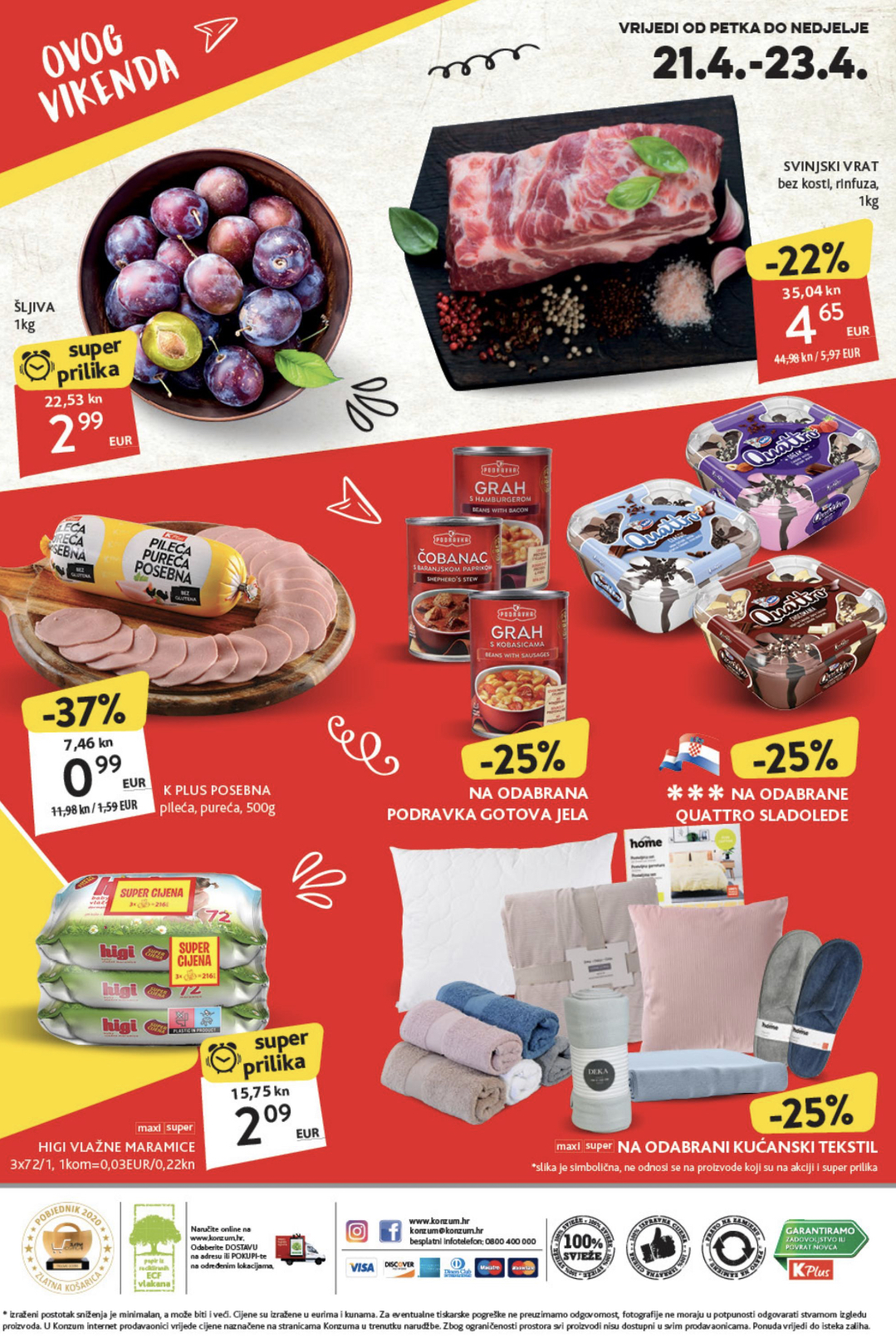 Konzum Vikend Akcija Do 23.04.