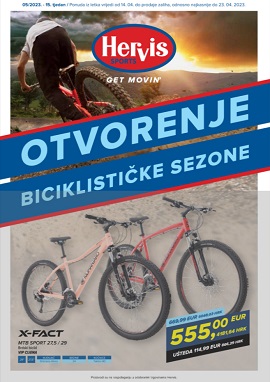 Hervis katalog Otvorenje biciklističke sezone