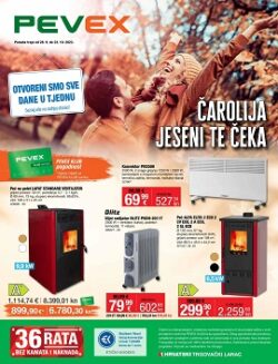 Pevex katalog Čarolija jeseni te čeka