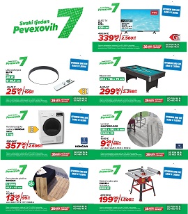 Pevex katalog Pevexovih sedam