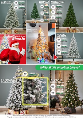 Bima katalog Božićna drvca