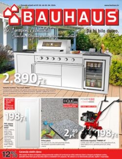 Bauhaus katalog ožujak 2024
