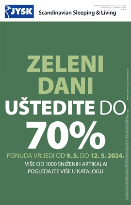 JYSK katalog Zeleni dani