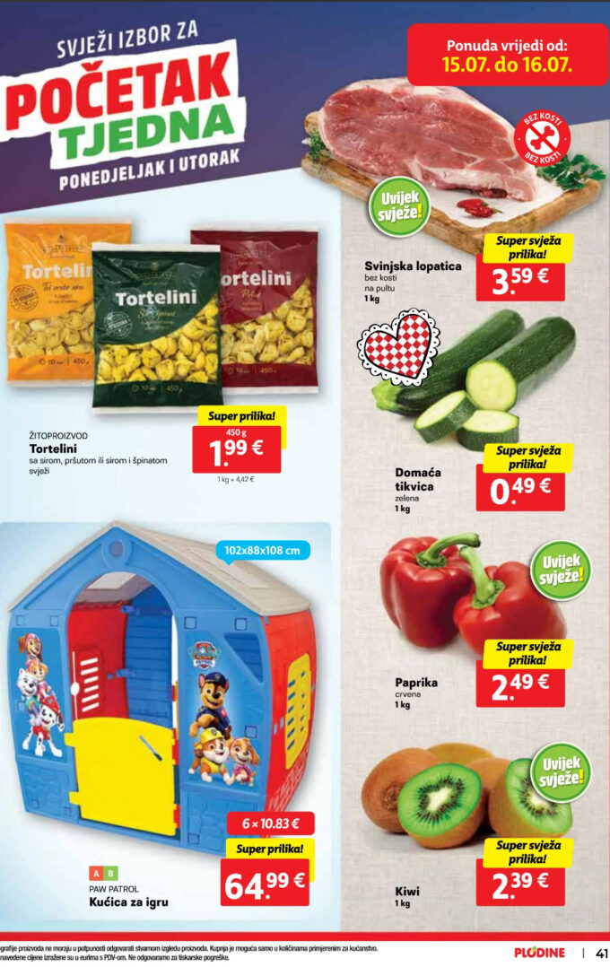 Plodine akcija za početak tjedna