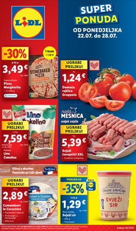Lidl katalog prehrana