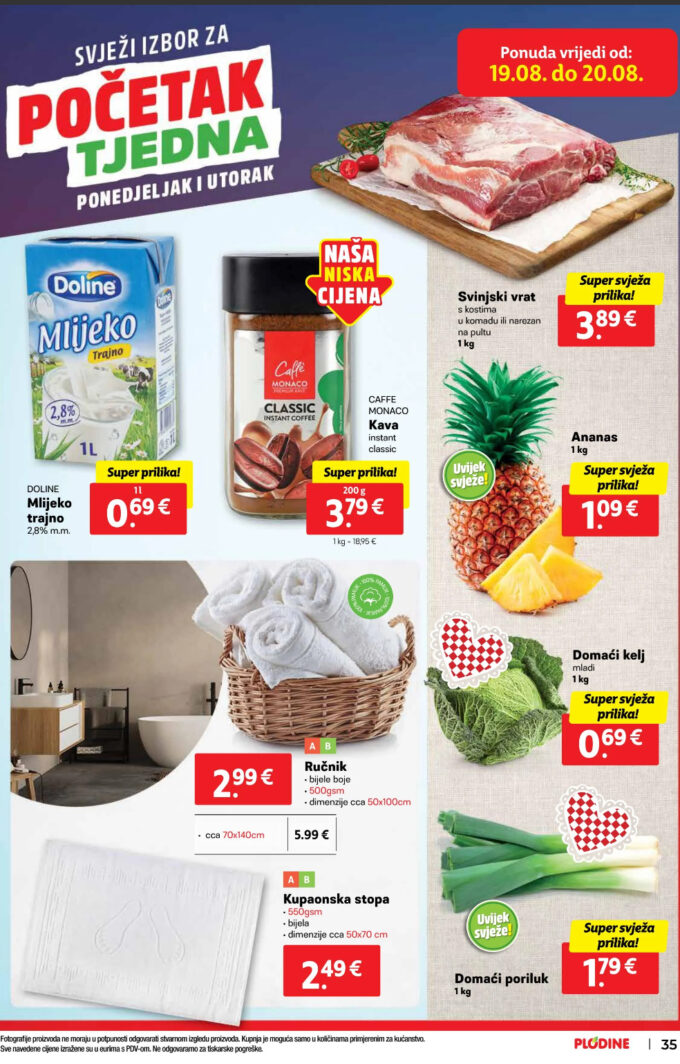 Plodine akcija za početak tjedna