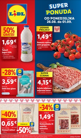 Lidl katalog prehrana