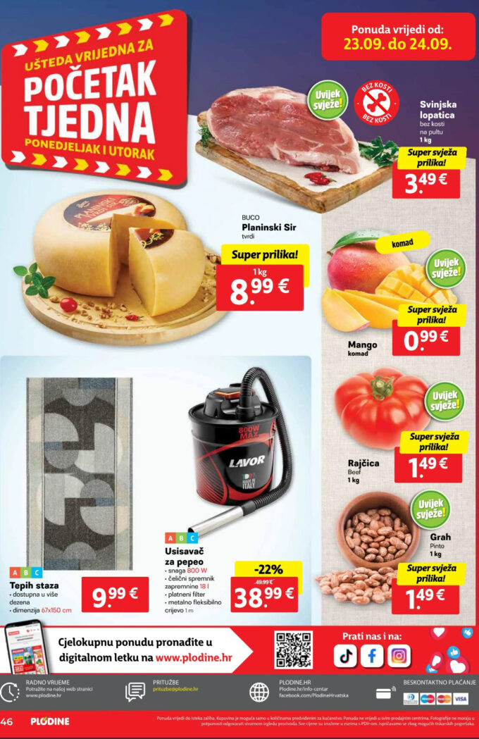 Plodine akcija za početak tjedna