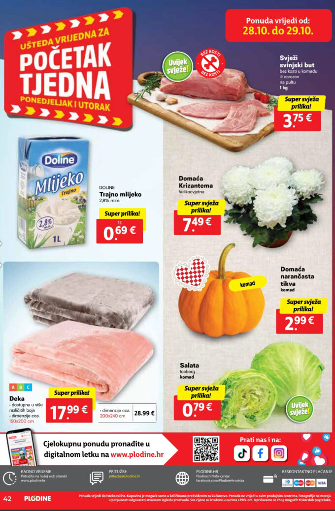 Plodine akcija za početak tjedna