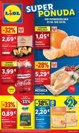 Lidl katalog prehrana