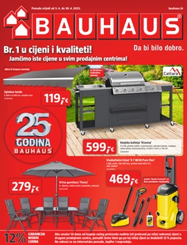 Bauhaus katalog travanj
