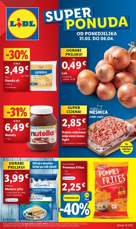 Lidl katalog prehrana