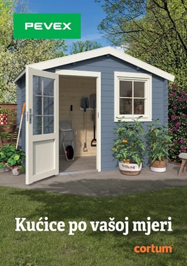 Pevex katalog Drvene kućice
