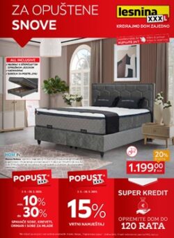Lesnina katalog Za opuštene snove