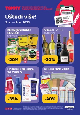 Tommy katalog Pogodnosti