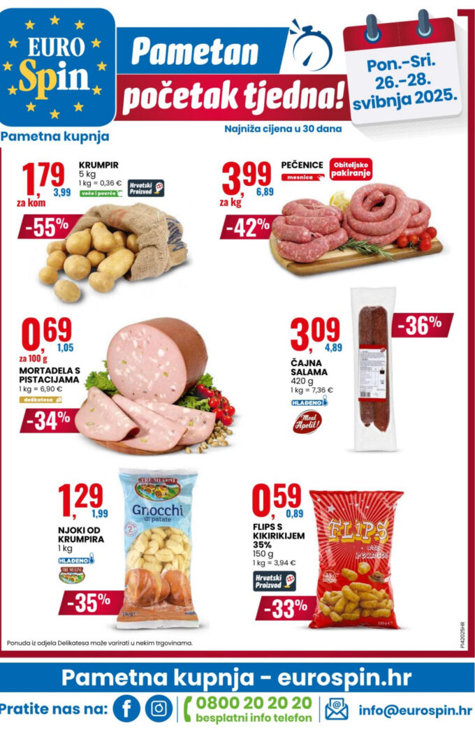 Eurospin akcija za početak tjedna
