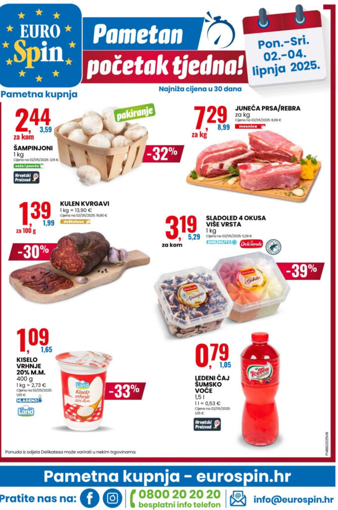 Eurospin akcija za početak tjedna