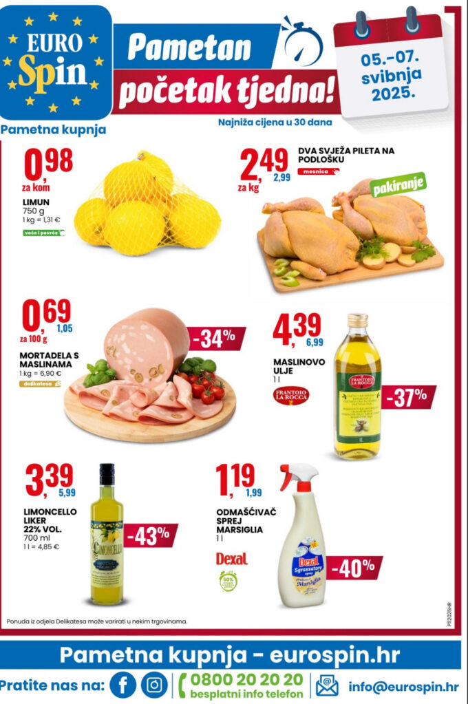 Eurospin akcija za početak tjedna