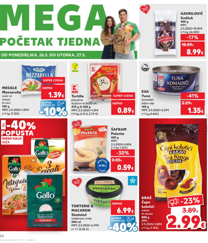 Kaufland akcija za početak tjedna
