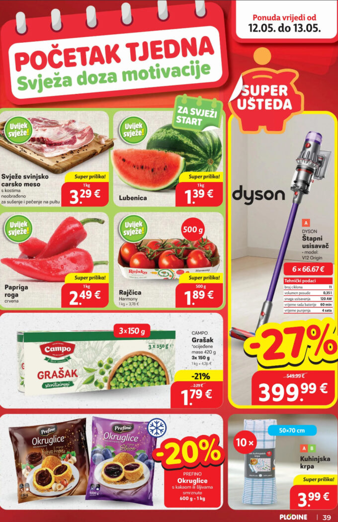 Plodine akcija za početak tjedna