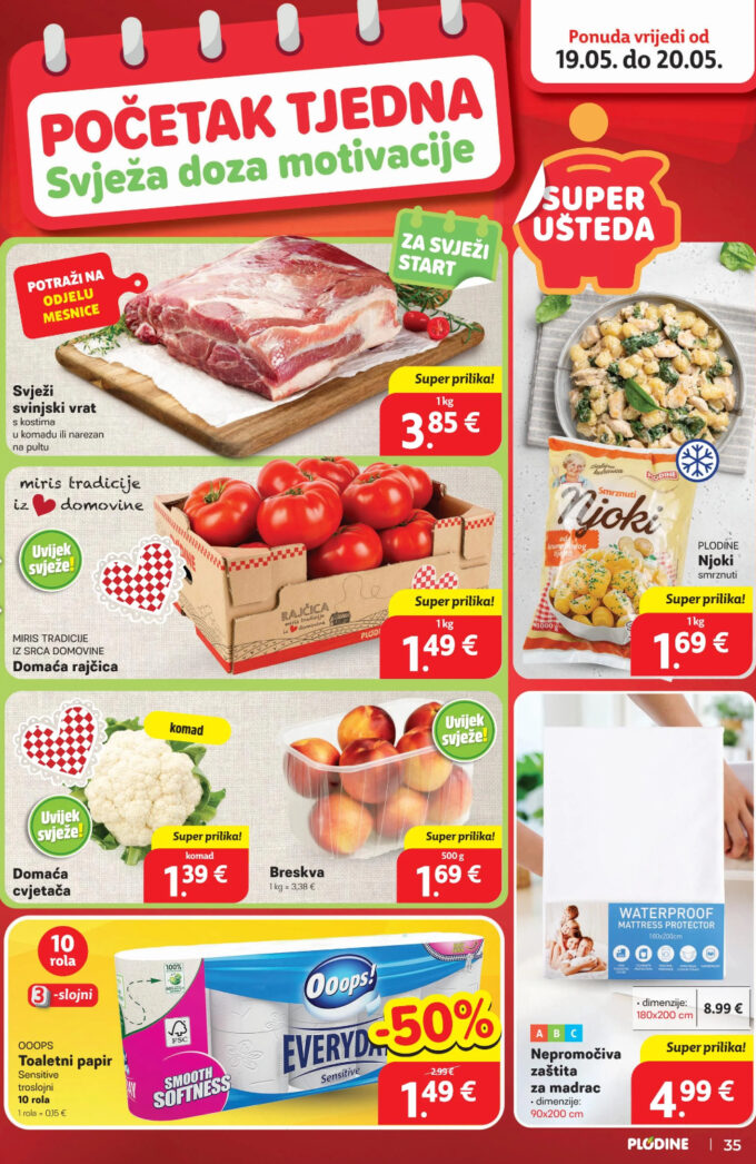 Plodine akcija za početak tjedna