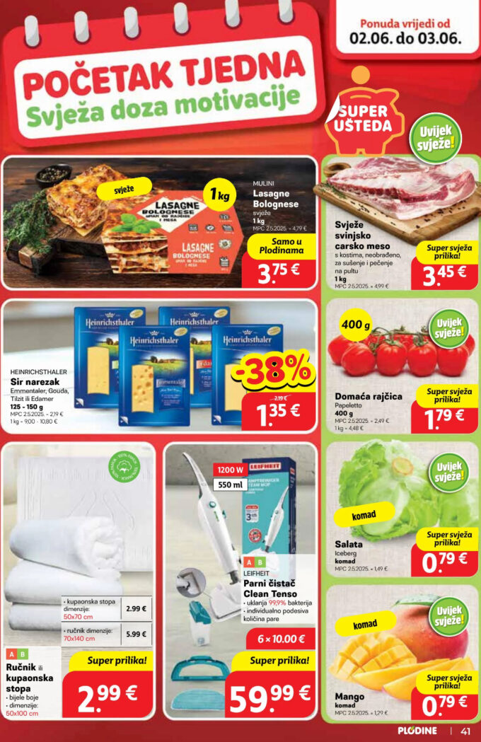 Plodine akcija za početak tjedna
