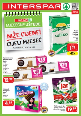 Interspar katalog Mjesečne uštede