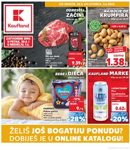 Kaufland katalog Bebe i djeca, odresci i krompiri
