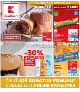 Kaufland katalog Njega tijela, doručak, bez glutena