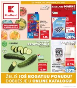 Kaufland katalog Pića, proteini, Kaufland marke