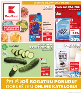 Kaufland katalog Pića, proteini, Kaufland marke