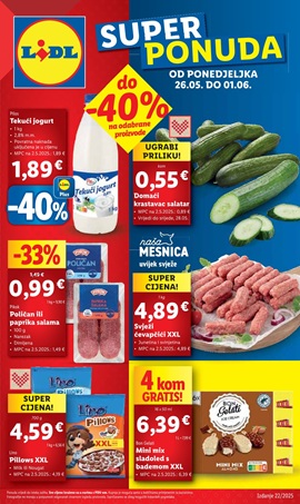 Lidl katalog prehrana